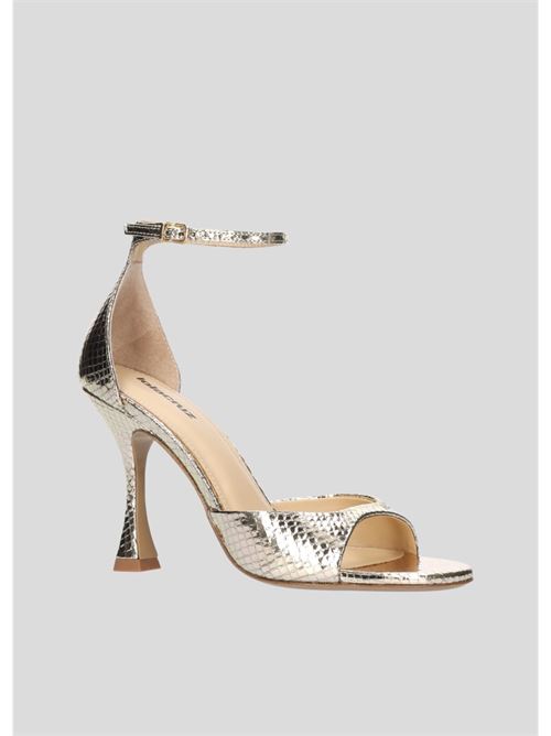 sandalo kumala LOLA CRUZ | 230Z51BK-DPLATINO